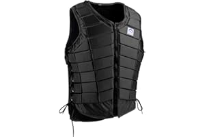 MagiDeal Gilet Équitation Fermeture à Glissière Reglable Équipement De Protection Cavalier