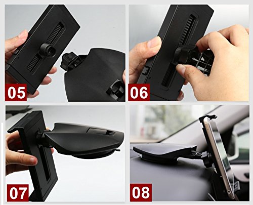 Universal KFZ Auto Armaturenbrett /Schreibtisch Saugnapf Halterung Halter für Alle 7-11 Zoll Tablet - 4