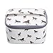 TaylorHe Waterproof Large Make-up Bag Cosmetic Case Toiletry Bag Vanity Case with Patterns zipped with Handle Horses