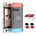 Produktbild BellFan Nintendo Switch Hülle, Transparent Schutzhülle für Nintendo Switch, 9 in 1 Tropfenschutz Nintendo Switch Zubehör mit 4 Analogstick-Aufsätze für Switch Konsole und Controller
