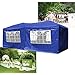 Produktbild HG® Falt Pavillon 3x6m Gartenzelt Festzelt Bier Pavillion Klappzelt Blau Zelt Gartenpavillon PVC