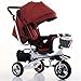 Produktbild Kind Indoor Outdoor Kleine Dreirad Fahrrad Boy's Bike Girl's Bike für 6 Monate -6 Jahre altes Baby Drei Räder Trolley Mit Leinen Markise, Dämpfung / Kann sitzen und Lie Down Sitz / Schaum Rad ( Farbe : #2 )
