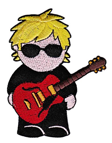 Preisvergleich Produktbild Rocker Gitarre Aufnäher Bügelbild