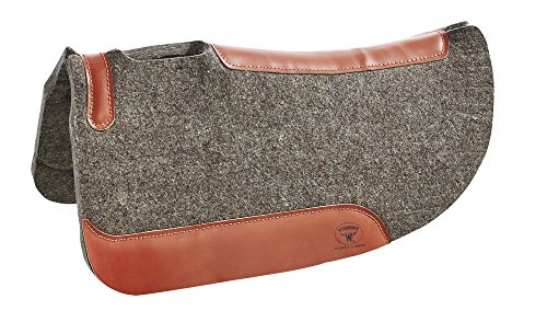 Preisvergleich Produktbild Busse Western-Pad Merino, Rund, 78x80, Grau, 31"x32"