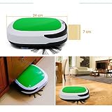 youruichuang Aspirador de robot doméstico inteligente, Touchless máquina de barrido inteligente Mopping Herramienta de limpieza del hogar, Ultra-fino inteligentes Anti-colisión Robot casa barrido de la máquina