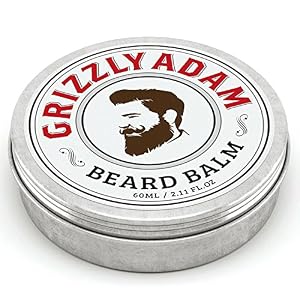 GRIZZLY ADAM Beard Balm for Men - 100% Natural Leave in Conditioner with Natural Oils for Best Moustache Grooming and… - Image 2