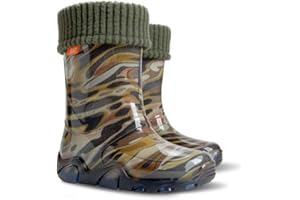 GOLDKIDS Demar LUX Gummistiefel Regenstiefel Kinderstiefel gefüttert mit Innensocken Mädchen Jungen