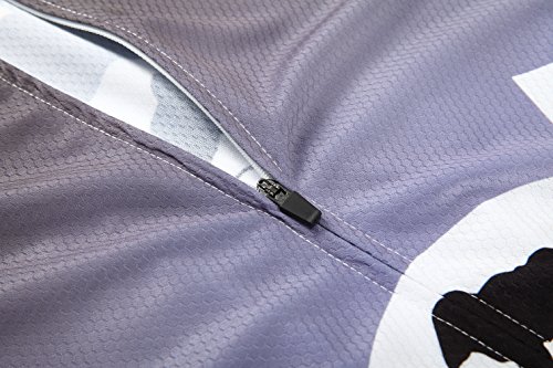 [Größe:S-5XL][option:Trägerhose,3D 2.8cm Sitzpolster] Fahrrad Trikot Langarm Radhose Radtrikot Fahrradbekleidung Herren Männer Hemd mit lange Ärmeln Set Cycling OutdoorTrikots Windjacke Neue - 7