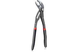 CCLIFE Pinza Pappagallo 250 mm in Acciaio Cr-V con Regolazione a Pulsante Chiave Pappagallo Pinze Regolabili per Tubi e Dadi