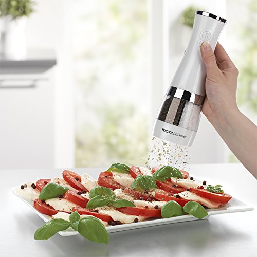 TV Unser Original 06398 maxxcuisine Elektrische Gewürzmühle 2 in 1, weiß - 3