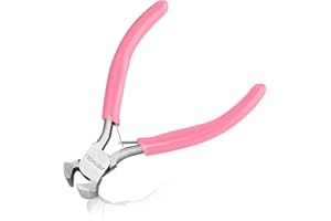 LEONTOOL 10,2 cm Endschneidezange Endschneider Endschere Mini Schmuckzange Drahtschneider für Schmuckherstellung Endzange Zange Nagelzieher Schmuckherstellung Zubehör
