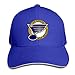 Produktbild Hittings St.Louis Blues Snapback Hat Sports Sandwich Cap Royalblue