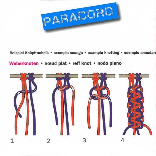 Paracord Starter Set schwarz/weiss - 5