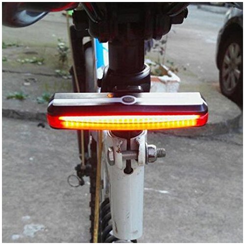 SUNSPEED Rücklicht Fahrrad LED über USB aufladen , 6-Modi, Easy Install & Quick Release - 6