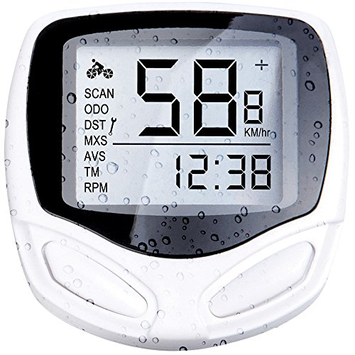Fahrradcomputer drahtlos LCD- 14 Funktionen verschiedene Farben Wasserdicht Funk Tacho Tachometer Fahrradtacho
