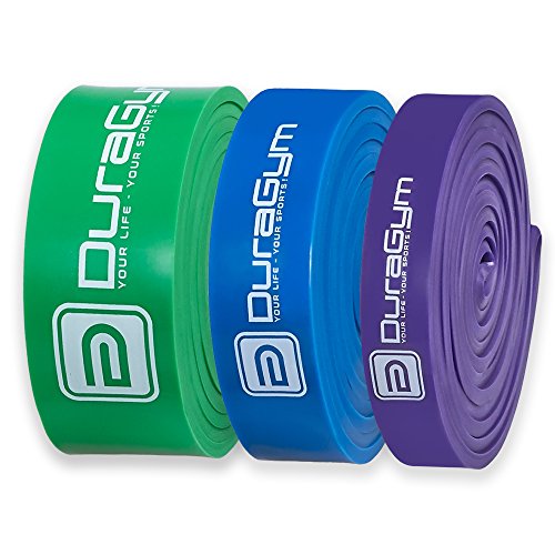 DuraGym® Premium Fitness-Band für CrossFit, Calisthenics, Klimmzug-Training und mobiles Workout - Funktionales Krafttraining, Toning und Fettverbrennung!