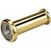 Proalet Kapı D&uuml;rb&uuml;n&uuml;, Geniş A&ccedil;ılı, 180 Derece G&ouml;r&uuml;ş A&ccedil;ısı, &Ccedil;inko Alaşımlı G&ouml;vde, Cam Lensli, 14mm &Ccedil;ap, Metal G&ouml;vdeli, 50-75 m