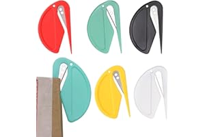 KSJEHW Ouvre-Lettres,Ouvre Enveloppe,Ouvre Enveloppe En Plastique,Plastique Efficace Ouvere Courrier,Coupe-Papier Avec Lame En Métal,Mini Ouvre-Lettres En Plastique pour Emballer Courrier