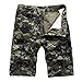 Produktbild Tohole Badehose Tarnung FüR Herren Kurz Badeshorts Schnell Trocknend Surfen Strandhose Leicht Atmungsaktive Boardshorts Schwimmenhose LäSsige Camouflage-Shorts Mit Mehreren Taschen(Armeegrün,74 EU)