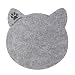 Produktbild MR MOUSEKILLSKI - stylisches Mousepad aus hochwertigem Filz | perfekt für Katzenliebhaber | vielfältig einsetzbar als originelle Unterlage| hervorragende Anti-Rutsch-Beschichtung | grau-meliert