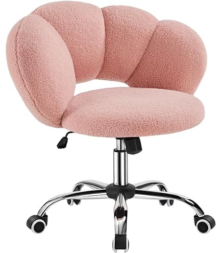 Chaise De Bureau DUMOS Pivotante Sans Accoudoirs - Hauteur Réglable 75-85 Cm, Grise, Roulettes Silencieuses