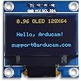 IDUINO 0.96 Inch OLED Module 12864 128x64 Yellow Blue SSD1306 Driver I2C Serial Self-Luminous Display Board for Arduino Raspberry Pi Pico
