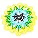KF650 DIY Interlocking Toys Snowflakes Gear Connector Building Puzzle Play Set - Great for 3 years old Baby Toddlers kids - Preschool Educational Learning Engineering Game (Package in Bag 120Pcs)