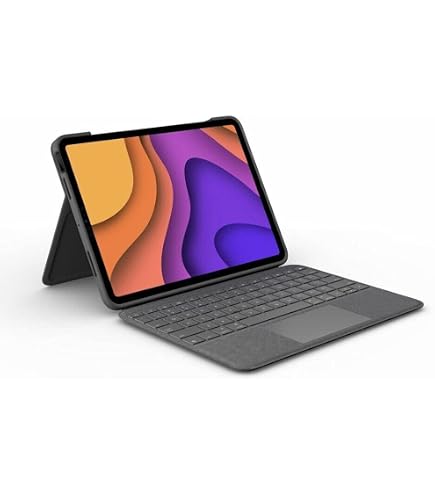 Logitech Combo Touch iPad Air (4 (^>e) generatie - 2020, 2022