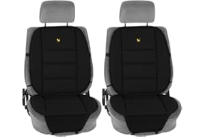 UNION TEXTILE UNION Coprisedili Anteriori Universali - Ideali Per L'estate Antisudore. Misto Lino, Alta Qualità, 100% Made In Italy, Fatti per Durare Nel Tempo. (Nero)