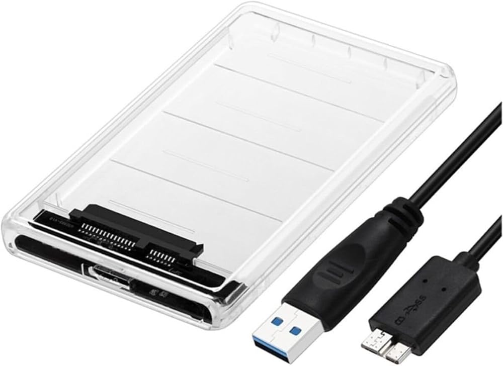 Alfais 4266 2.5 Usb 3.0 Harici Ssd Harddisk Şeffaf SataTaşınabilir Hdd Kutusu