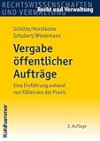 Image de Vergabe öffentlicher Aufträge - Eine Einführung anhand von Fällen aus der Praxis