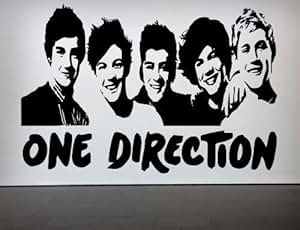 one direction band vinyl wall sticker quote 16 colours 4 sizes
