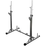 TOORX WBX-50, supporti porta bilanciere con doppio sistema di supporti a regolazione indipendente, porta dischi, larghezza re