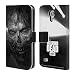 Produktbild Offizielle AMC The Walking Dead Glotzen Logo Brieftasche Handyhülle aus Leder für Samsung Galaxy S4 mini I9190