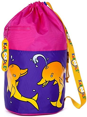 Kaboodle Childrens Dolphin Swim & Sports Bag - Pink & Purple