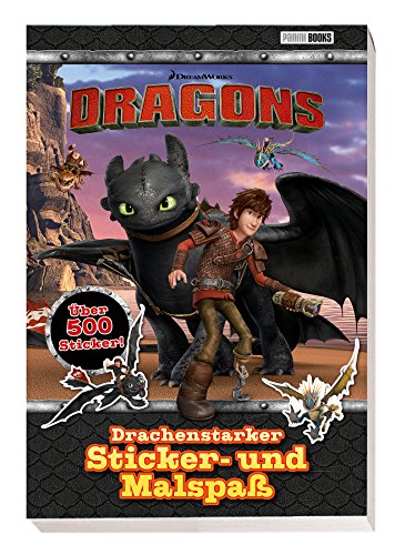 Preisvergleich Produktbild Dragons: Drachenstarker Sticker- und Malspaß: über 500 Sticker
