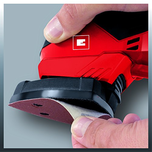Einhell Deltaschleifer TC-DS 19 (190 W, 90x90x90 mm, Absaugadapter, 3x Klett-Schleifpapier P60, P80, P120) - 4