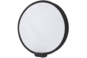 Niady Blitz Diffusor Reflektor,40CM bewegliche Faltbare Round-Form Speedlite Softbox Diffusor for Kamera-Blitzlicht Foto-Shooting