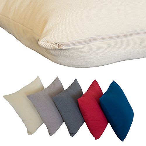 „Das Kissen Deiner Träume“ Relaxkissen für Bett, Couch-und Sofa mit softweicher Füllung und Bezug in 5 Farben zur Auswahl. Kopfkissen, Sofakissen, Dekokissen Größe 60×60 cm - 2