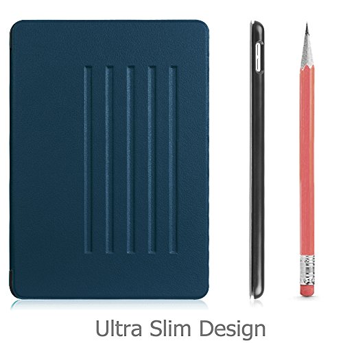 Fintie iPad 9.7 Zoll 2017 Hülle – [Multi-Sichtwinkel] Ultra Schlank Magnetische Kickstand Schutzhülle Abdeckung mit Auto Schlaf / Wach Funktion für Apple iPad 2017 Neue Modell, Marineblau - 6