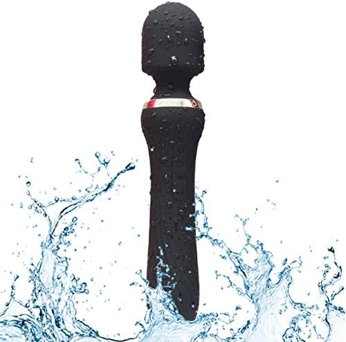 Electric Wand Vibrator Massager Wireless,Rechargeable, Multi-speed Pulses and Patternsand, Mini Automatic Vibration Cordless Massager Wand for Travel Gift