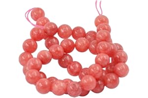oshhni Natürliche Argentinien Rhodochrosit Lose Runde Perlen Jade Schmuckherstellung