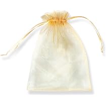 100 Sacchetti Regalo In Organza Multicolore Con Coulisse - 11x16 Cm - Per Bomboniere E Gioielli - 2