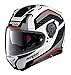 Produktbild Nolan Motorradhelm, Vollvisierhelm, Integralhelm N87 Arkad n-com Metal White/Red #43 L, Unisex, Sportler, Ganzjährig, Thermoplast, rot