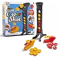 4 To Score Tower Shot Fast-Paced Catapult Aim Game Family Fun 2 Player 5+ Gift - Fastest to Shoot 4 Wins!