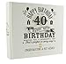 Signography 40th Birthday Photo Album 4x6