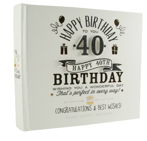 Signography 40th Birthday Photo Album 4x6