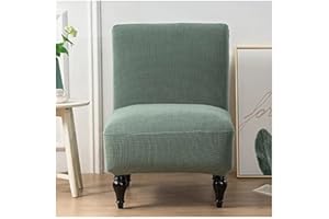 RTSFKFS Stretch Sesselbezug ohne Armlehne，Elastisch Sofabezug Sesselschoner Sessel-Überwürfe onhe Armlehnen,langlebig,Jacquard-Stoff, Waschbar,für Wohnzimmer Hotel Haus Esszimmer ( Color : K , Size : 1PCS )