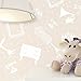 Produktbild NEWROOM Kindertapete Beige Vliestapete Weiß Kinder Barock schöne moderne und edle Optik für Babys, Jungs oder Mädchen, inklusive Tapezier Ratgeber Kindertapete Beige Spiegel Gramophon Kinder