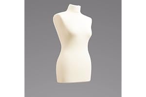 LUCCESI - Schneiderpuppe | Zum Probierpreis! | Zubehör/Ersatz | Size S - XL (Female ♀) | Torso S (34-36) | Wechselbezug Creme-Weiss | Damen - Schaufensterpuppe